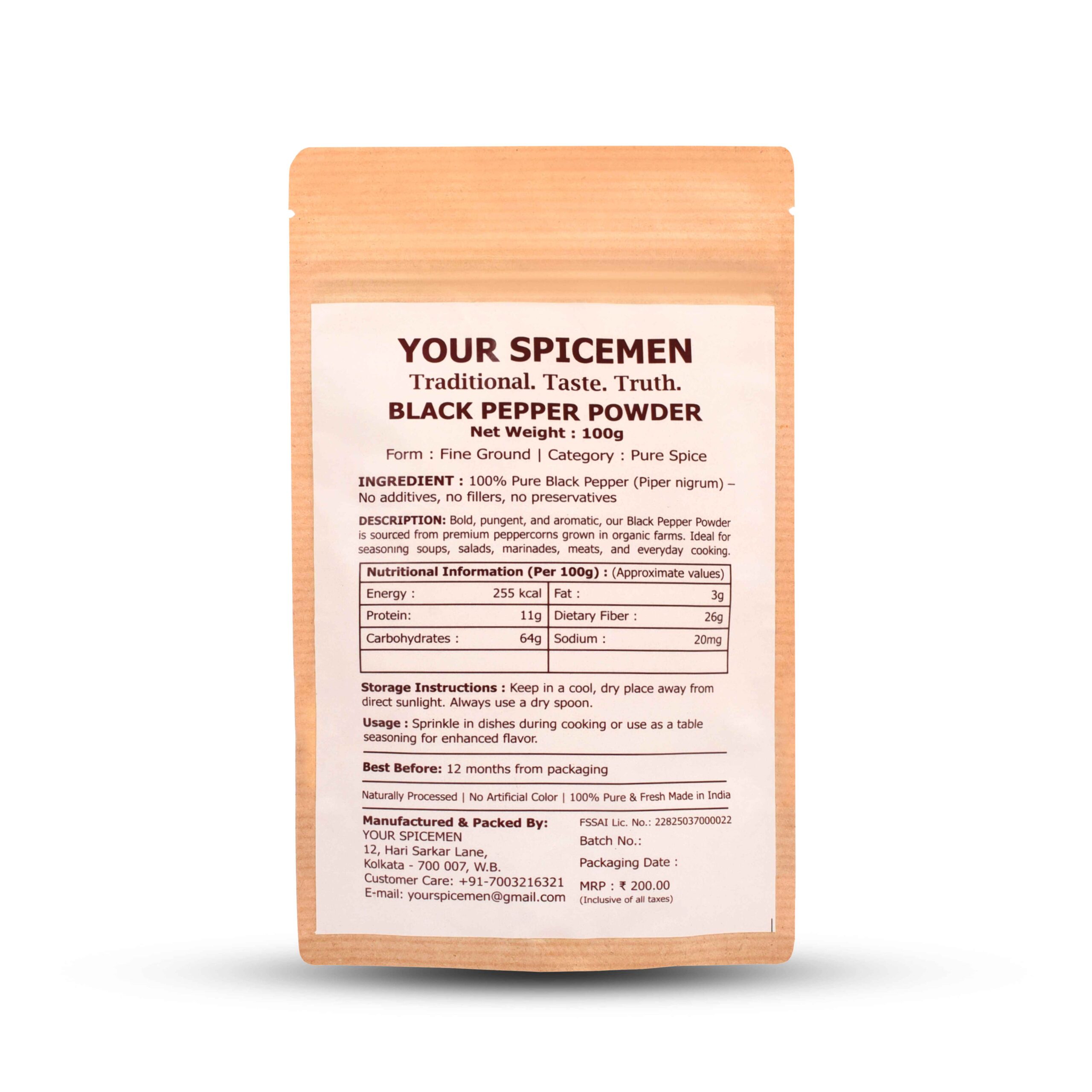 Black Paper Powder - Image 2