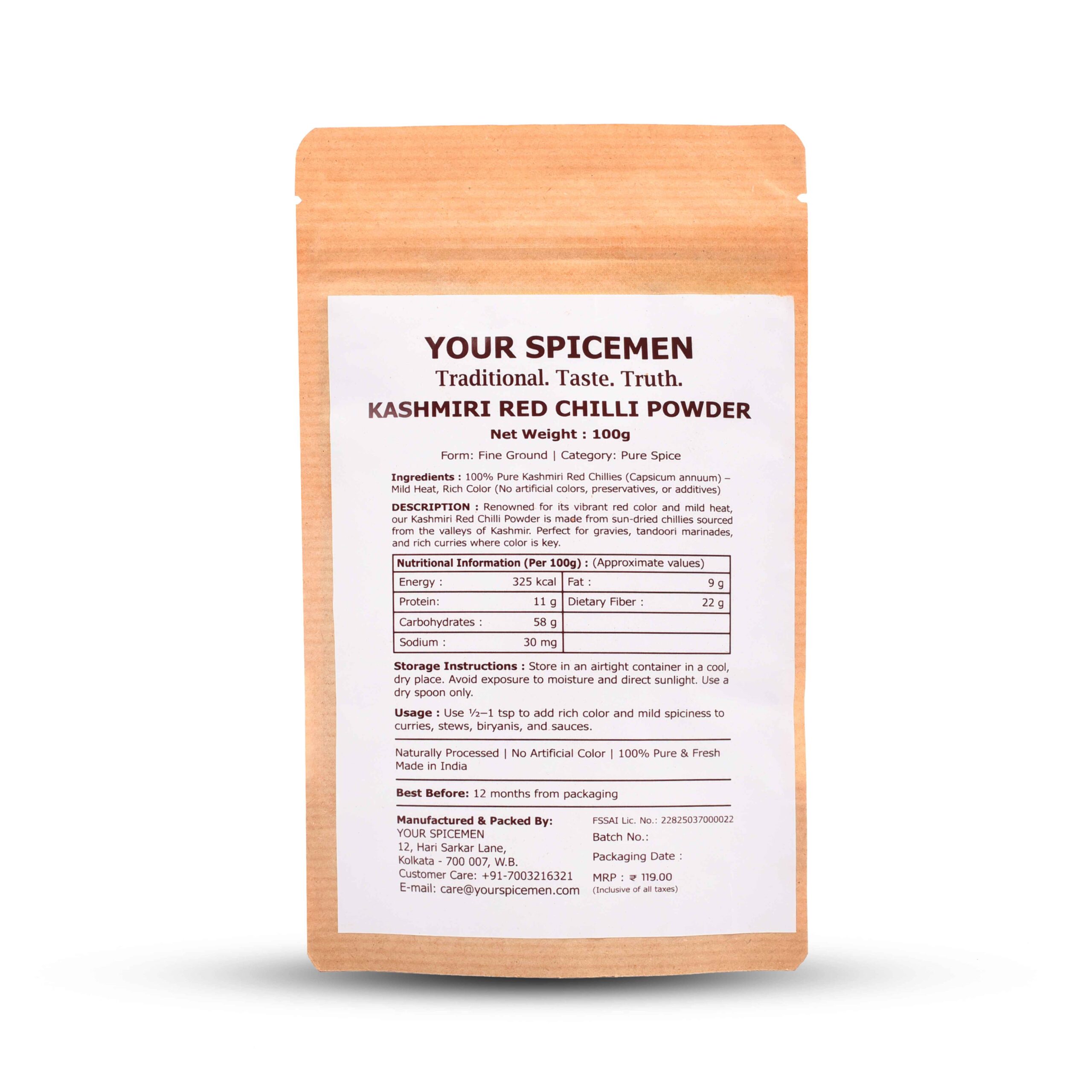 Kashmiri Red Chilli Powder - Image 2