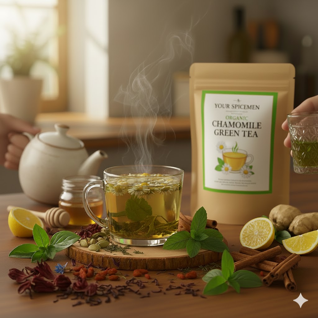 Chamomile Green Organic Tea